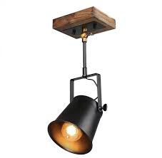 Perfect for illumination of individual interior design objects. Wood Close To Ceiling Track Lighting Spotlights 1 Light Track Lights Industrial Track Heads And Pendants By Lnclighting Llc Mqvi3ahz236 Houzz