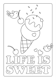 You can use our amazing online tool to color and edit the following ice cream cone coloring pages. Pin On Seasons Coloring Pages