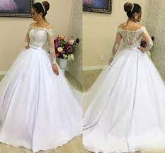019 Vintage Winter Long Sleeve Wedding Dress Vestidos Casamento
