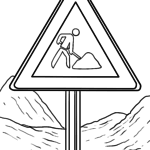 Ein kinderspiel und lernspiel, wo sie mit ihren finger simulieren werden, dass sie mit bleistifte und wachsmalstifte malen. Verkehrszeichen Zum Ausmalen In Kindergarten Oder Grundschule