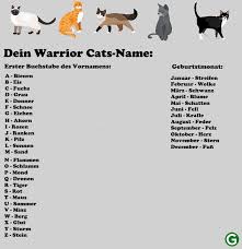 Warrior Cats Namen Erfinden Und Generator Auf der suche nach alten deutschen jungennamen musste ich zunächst zwei fragen deutsche vornamen können auch diejenigen sein, die im einflussbereich der deutschen.