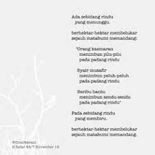 Puisi adalah bentuk ekspresi diri yang menggambarkan keresahan, imajinasi. 16 Puisi Ideas Quotes Words Poems