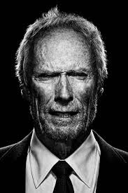 On the left is a photo of clint eastwood from a photo shoot in 1976. Clint Eastwood By Scott Mcdermott People Portraits Clint Eastwood Clint