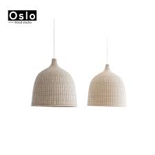 It has an oversized dome shade created with a natural woven rattan design and an elongated dome shape, this pendant will hang perfectly as an accent light or your main source of. Hand Woven Rattan Pendant Light Japan Style E27 For Restaurant Bedroom Rustic Rattan Art Lampadario Industrial Lampes Suspendues Pendant Lights Aliexpress