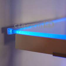Glass shelves or wood shelves for your kitchen cabinets? Mikro10 Led Profile 2000 Anodized Aluminum Interior Led Lights Modern Lighting Design Led Lights
