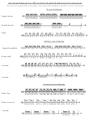 Free Drum Rudiments Chart Cruise Ship Drummer July 2015