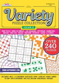 Maybe you would like to learn more about one of these? Variety Puzzles And Games Puzzle Book Volume 23 Kappa Books Publishers 9781559939454 Amazon Com Books