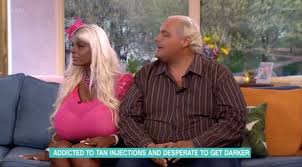 Martina big was born white but now says that she is black. This Morning Meets Martina Big German Glamour Model With 32s Boobs Express Co Uk