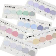 150 Memo Me Sticky Paper Pads Multi Colour Index Tabs Markers Etsy Sticky Notes Memo Pad Stationery Supplies