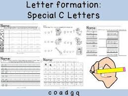 Students Learn Letters In Groups Of Similar Formation This Packet Focuses On Special C Letters Le Letter Formation Practice Letter Formation Learning Letters