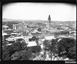 Brisbane In Queensland In Between The Years Of 1927 1939 Old Photos Queensland Paris Skyline