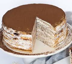 Gateau De Crepes Facon Tiramisu Gateau Crepe Tiramisu Recette Crepes Au Chocolat