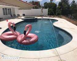 You can tie these jets into your main pool pump or plumb in a separate, dedicated pump. Pool Deck Jets Alan Smith Pools