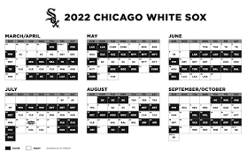 Your Completely Tentative Subject To Disaster 2022 Chicago White Sox Schedule Freebritney South Side Sox