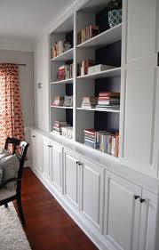 Another Dining Room To Office Transformation Emily A Clark Built In Bookcase Living Room Built Ins Home