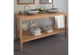Maybe you would like to learn more about one of these? Meuble Salle De Bain Vidaxl Meuble Lavabo De Salle De Bains Teck Massif 132x45x75cm Darty