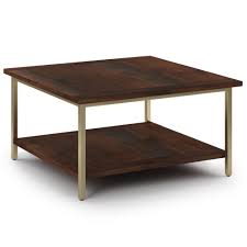 The dark coffee table available on the site are made of different materials such as wood, aluminum, marble, steel, glass and so on, so that you can pick the best one to go with your existing decor. Skyler Solid Mango Wood Square Coffee Table In Dark Brown Gold Walmart Com Walmart Com