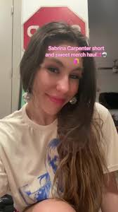 short n' sweet merch! 🍒🪩✨💋#austintx #sabrinacarpenter #shortandsweet  #shortandsweettour #juno #sabrinacarpenterconcert #moodycenter #inthemood  #sabrinacarpentermerch #shortnsweetmerch