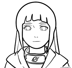 Dans ce processus d'animation comment dessiner des gens d'anime. Coloriage The Face Of Hinata Naruto Anime Dessin Naruto A Imprimer