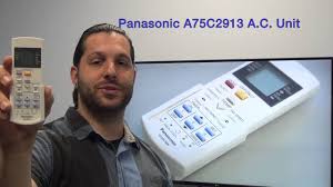 After this, your ac unit must respond to the reset with a beep sound thrice. Panasonic A75c2913 Air Conditioner Unit Remote Control Www Replacementremotes Com Youtube