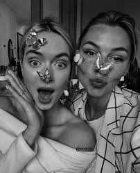 Black And White Best Friends Goals Rossy