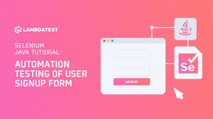 Later machines were also able to substitute natural forms of energy, such as wind, tides, or flowing water. Selenium Java Tutorial Automation Testing Of User Signup Form