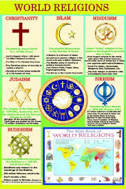 Laminated World Religions Major Religious Groups Educational Poster Ks1 Ks2 Ks3 Wall Chart Buy Online In French Guiana At Frenchguiana Desertcart Com Productid 54020852 Surveys indicate that many of the unaffiliated hold some religious or spiritual beliefs (such as belief in god or a universal spirit) even though they do not indeed, the number of religiously unaffiliated people in china alone (about 700 million) is more than twice the total population of the united states. desertcart