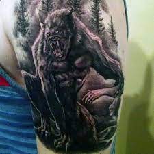 See more ideas about wolf tattoos, wolf tattoo design, wolf tattoo sleeve. 80 Werewolf Tattoo Designs For Men Full Moon Folklore