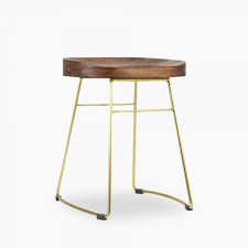 Beistelltisch holz nachttisch baumscheibe baumstamm natur unikat tisch lackiert. Victoria Metall Niedrigen Hocker Feste Ulme Holz Massing 45cm Cult De