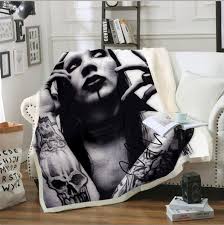 Marilyn manson — sweet dreams (are made of this) 04:53 marilyn manson — god's gonna cut you down 02:40 Blanket Sofa Bed Blanket Super Soft Warm Marilyn Manson 3d Print Blanket Cover Fleece Throw Blanket J18 Wish