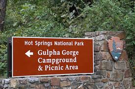 Check out time is 12:00 pm. Hot Springs National Park Camping Park Ranger John