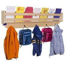 Pin By Colette Pinest Board On Classroom Ideas Coat Rack With Storage Wall Mounted Coat Rack Cloakroom Storage