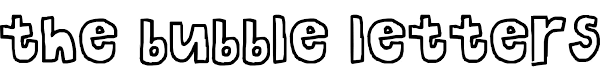 The bubble letters font contains 236 beautifully designed characters. Free Fonts By The Bubble Letters Urban Fonts