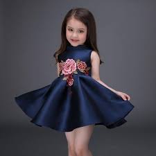 Dresses Girls Floral Navy Blue Elegant Party Style Dress Multiple Colors And Sizes Free Shipping Usa Kids Gown Dresses Kids Girl Princess Dress Kids