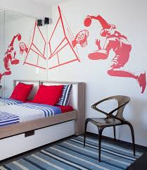 You can think out of the box when deciding what theme you want to impose in your man cave. Wall Murals Decals Sports Themed Interiors