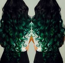 Prettywambition Green Hair Dark Green Hair Cool Hairstyles