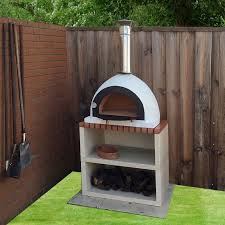 Brick pizza oven series archive. Outdoor Royal Wood Fired Pizza Oven With Stand Buy Online At Qd Stores