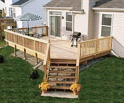 Raised Deck Small Backyard Decks Decks Backyard Deck Designs Backyard