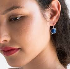 Vintage 14k Lapis Earrings