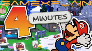 How long is paper mario? 4 Minutes Of New Paper Mario The Origami King Gameplay 40 Screenshots A Boss Joins Mario Youtube