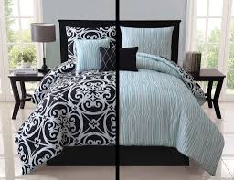 Black And White Twin Xl Comforter Set Black And Teal Bedding Photo 4 2 1024x789 Jpg Luxury Comforter Sets Comforter Sets White Bed Set