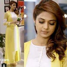 Online Shopping Of Jennifer Winget Yellow Color Stylish Indowestern Suit From Mongoosekart Com Stylish Dresses Indian Designer Outfits Kurti Designs Party Wear