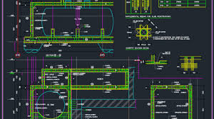 Oil Tank Reinforcement Detail Free Drawing Autocad Autocad Free Reinforcement