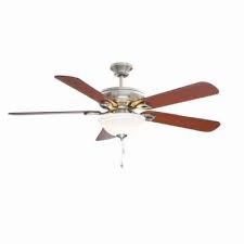 Hampton Bay Rothley 52 In Indoor Brushed Nickel Ceiling Fan With Shatter Resistant Light Shade 51563 Brushed Nickel Ceiling Fan Ceiling Fan Ceiling Fans For Sale