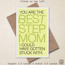 You Re The Best Step Mom Mother S Day Card Funny Etsy Happy Birthday Mother Funny Birthday Cards Mother Card