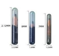 RFID Tag Encased Glass Tube EM4305 Chip Rewritable Individual Animal  Microchip Transponder 134.2KHz Frequency Waterproof Access
