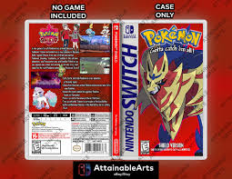 Maybe you would like to learn more about one of these? Pokemon Shield Game Covers Custom Cases Nintendo Switch Etsy