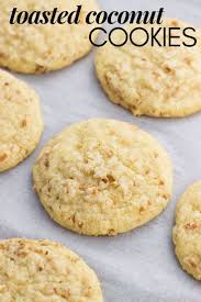Chewy Toasted Coconut Cookies Are Made In One Bowl For An Easy Coconut And Almond Flavored Cookie Recipe Coconut Recipes Almond Meal Cookies Coconut Cookies