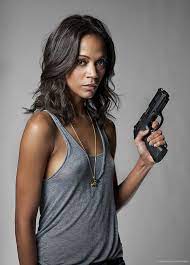 Some stills have surfaced from the production and saldana looks ready to kick some ass. Zoe Saldana In Colombiana 2011