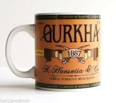 New Gurkha Cigar 22oz Coffee Mug Tobacco K Hansotia Co Great Color Ebay Gurkha Cigars Mugs Cigars